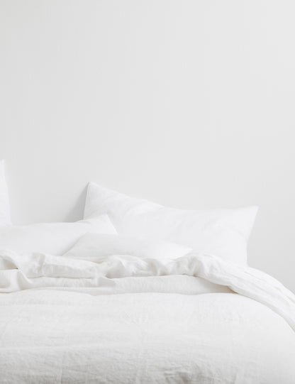 European Flax Linen Duvet Set by Cultiver