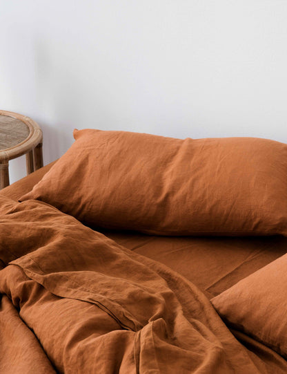 European Flax Linen Sheet Set by Cultiver