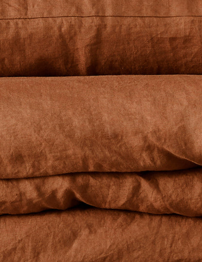 European Flax Linen Duvet Set by Cultiver