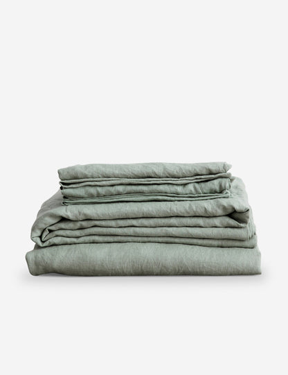 European Flax Linen Sheet Set by Cultiver