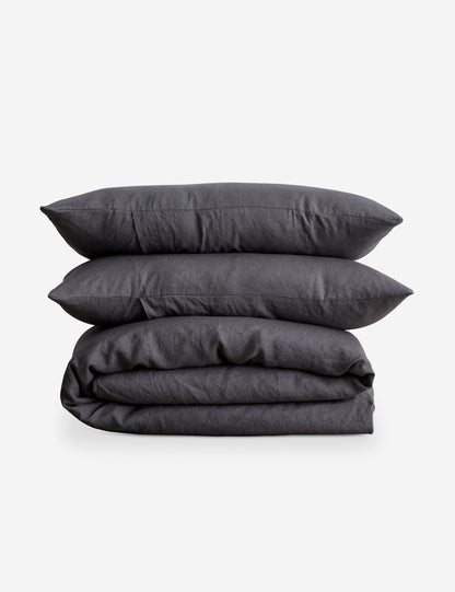 European Flax Linen Duvet Set by Cultiver
