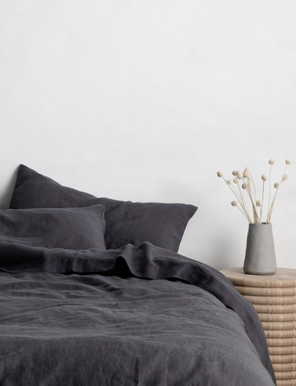 European Flax Linen Duvet Set by Cultiver