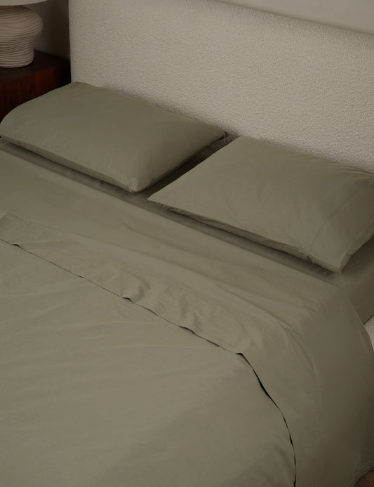 Juna Washed Percale Sheet Set