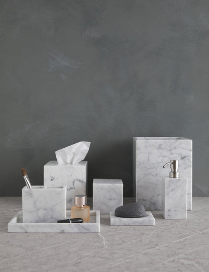 Marmol Marble Bath Accessories by Kassatex