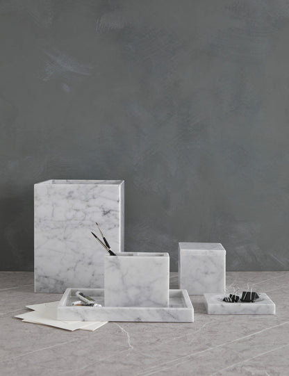 Marmol Marble Bath Accessories by Kassatex