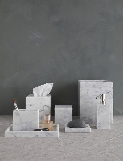 Marmol Marble Bath Accessories by Kassatex