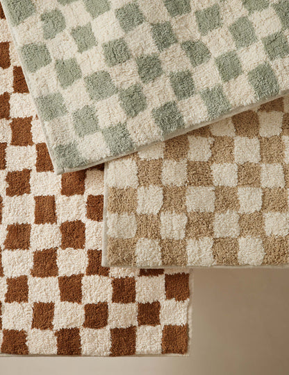 Checkerboard Bath Mat by Sarah Sherman Samuel