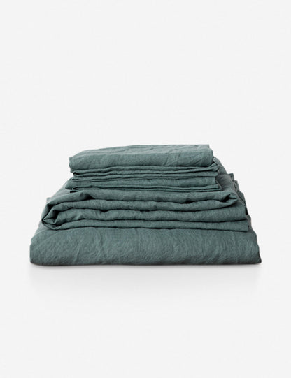 European Flax Linen Sheet Set by Cultiver