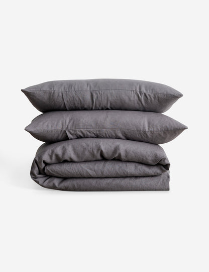 European Flax Linen Duvet Set by Cultiver