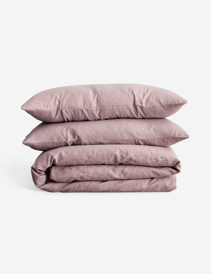 European Flax Linen Duvet Set by Cultiver