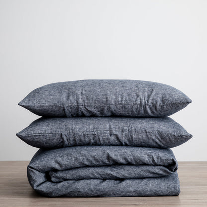 European Flax Linen Duvet Set by Cultiver