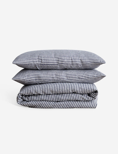 European Flax Linen Duvet Set by Cultiver