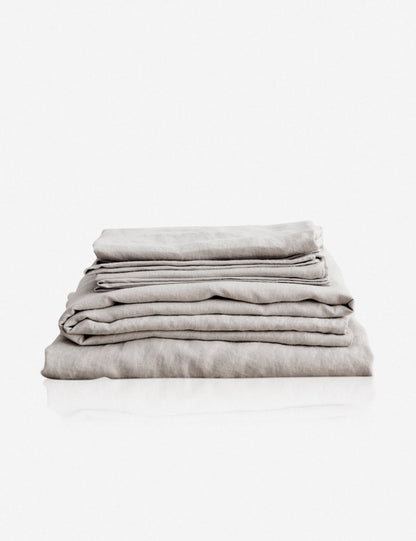 European Flax Linen Sheet Set by Cultiver