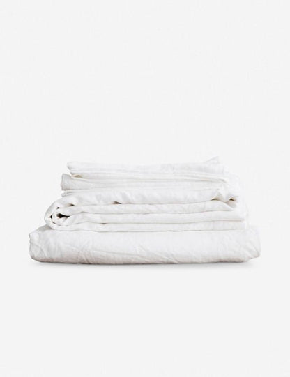 European Flax Linen Sheet Set by Cultiver